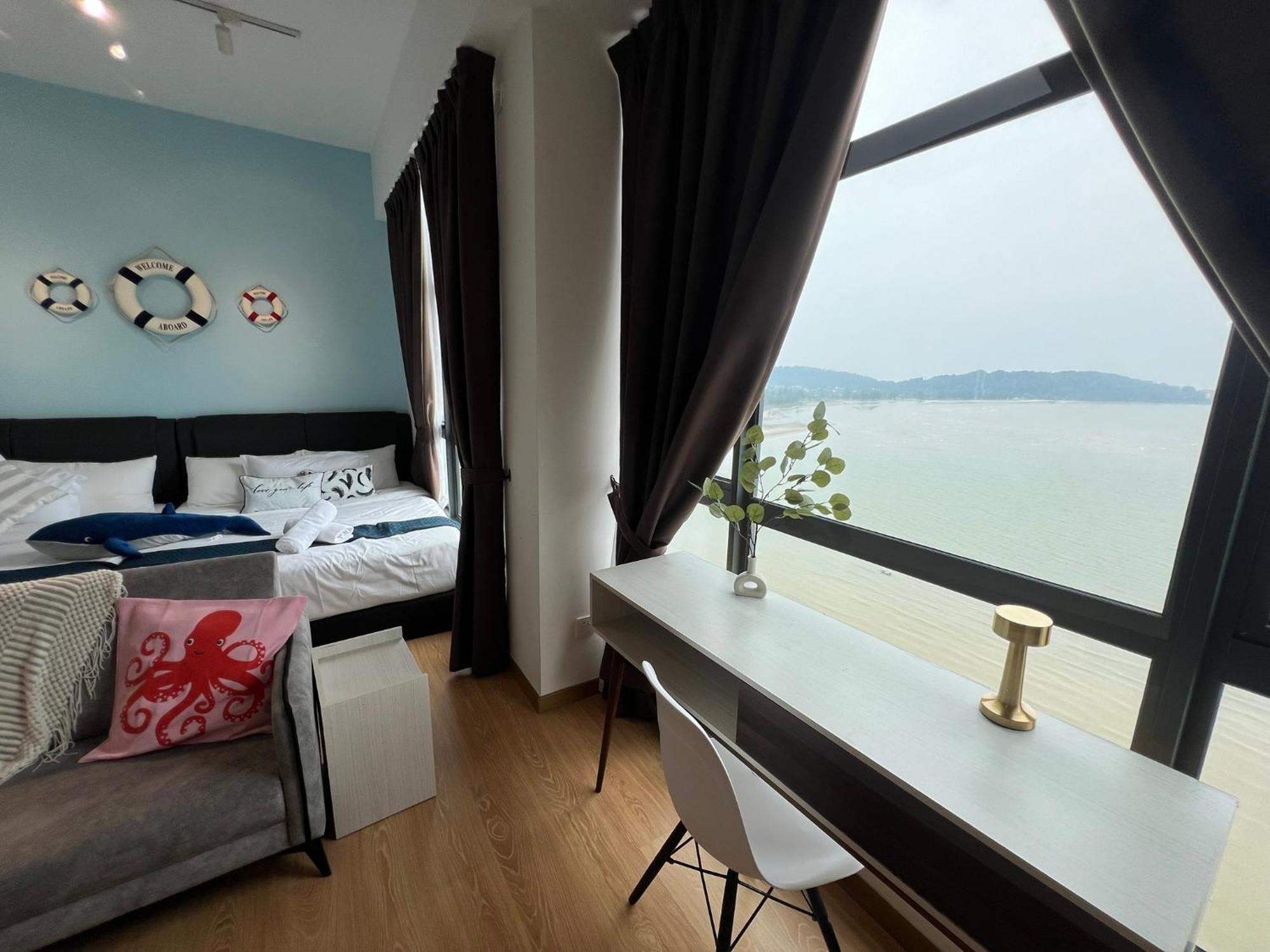 Oceanbay2 Seaview 6Pax Studio Netflix A-18-12 Kuantan Exterior photo