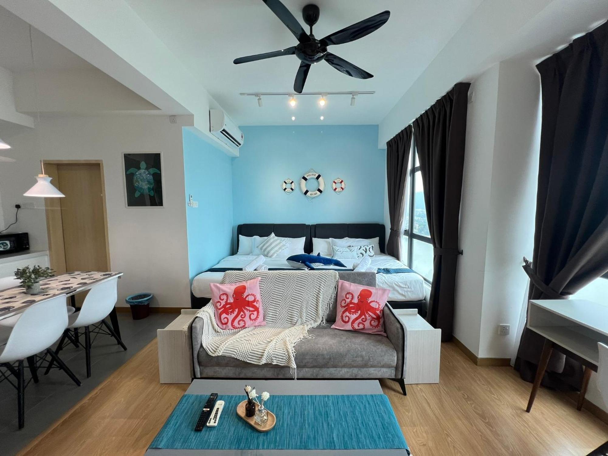 Oceanbay2 Seaview 6Pax Studio Netflix A-18-12 Kuantan Exterior photo